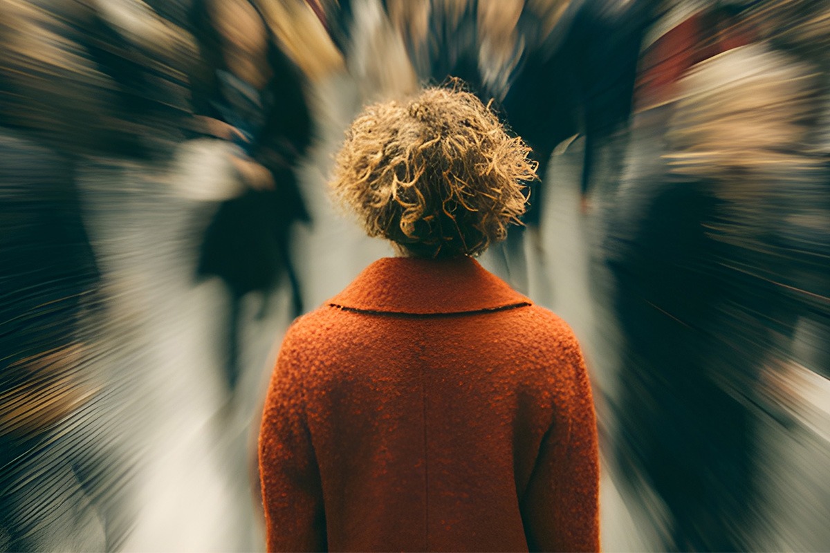 alone in a crowd