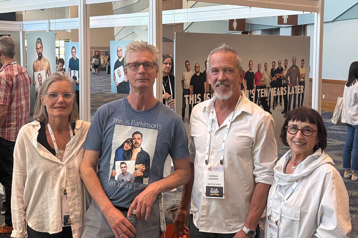 From left to right: Angela Neff (PCLA Board Member), Anders M. Leines (Photographer), Patrick LoSasso (PCLA President), Judy Yaras (PCLA VP)