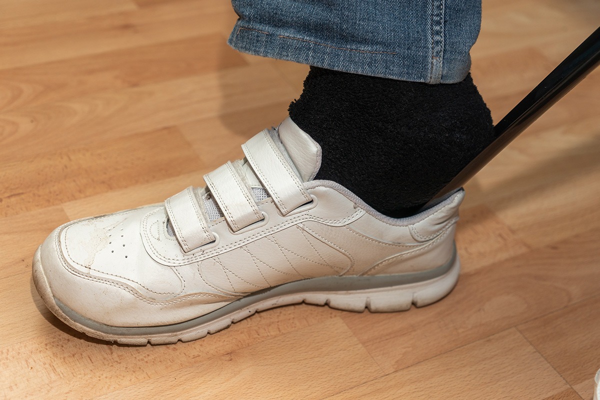 Velcro shoes
