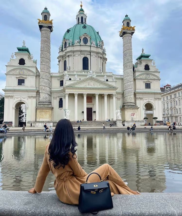 image of a person analyzing data charts (for a social media and communication)