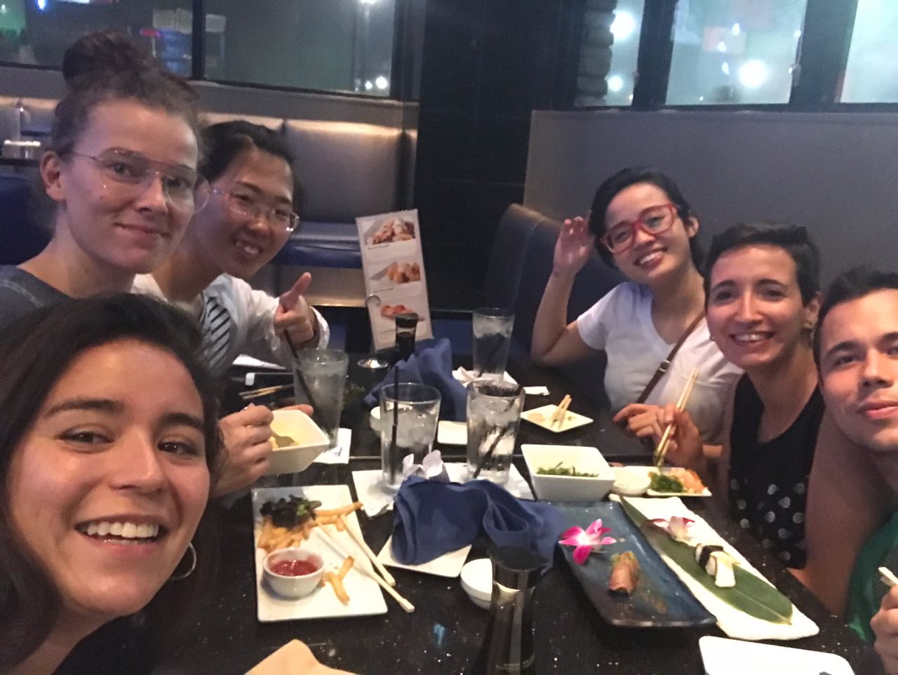 image of passengers checking map for a public transportation company