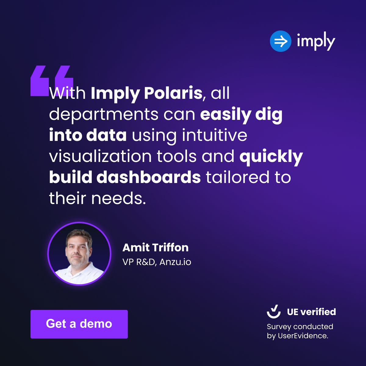 Imply LinkedIn Ad Creative Example - Ad Library for DevTools