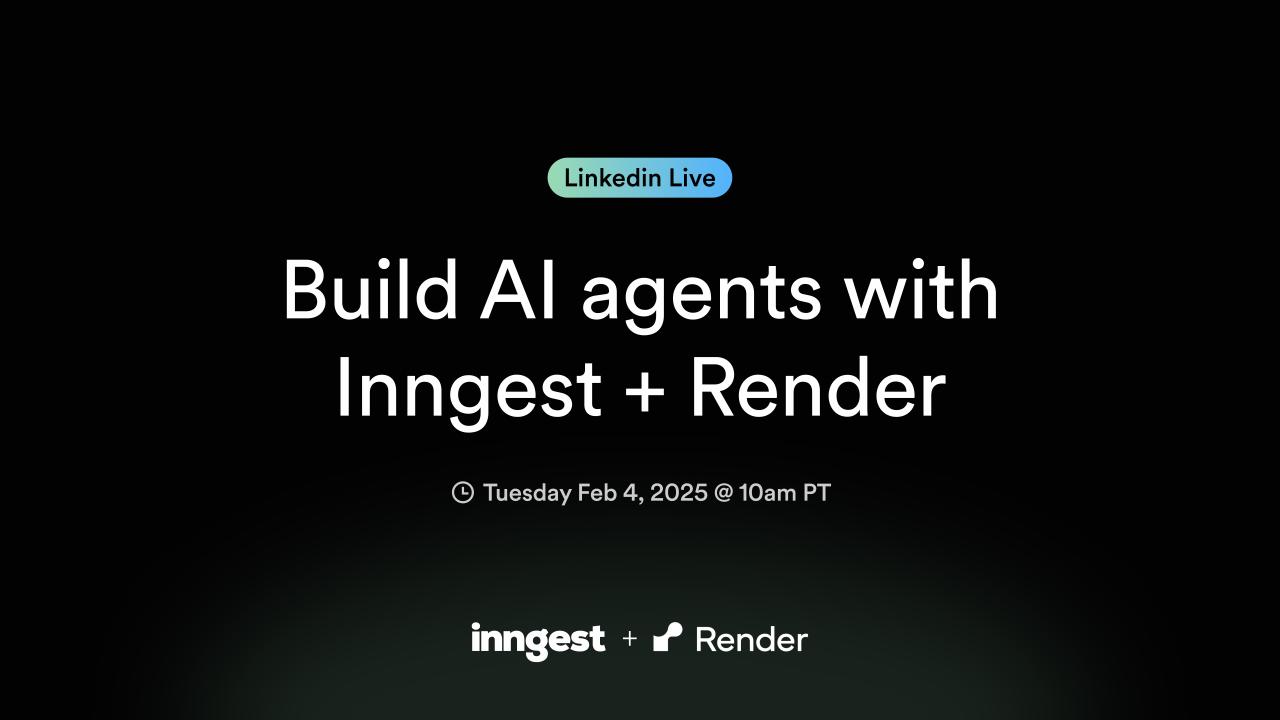 Inngest LinkedIn Ad Creative Example - Ad Library for DevTools