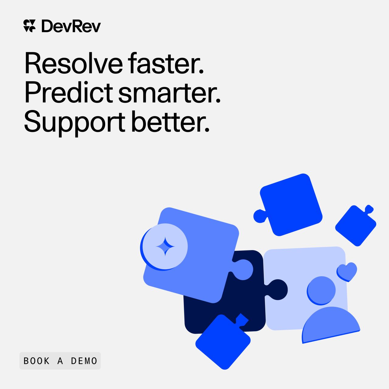 DevRev LinkedIn Ad Creative Example - Ad Library for DevTools