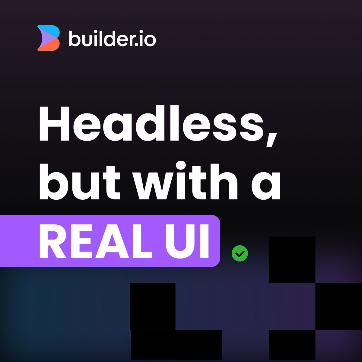 Builder.io LinkedIn Ad Creative Example - Ad Library for DevTools