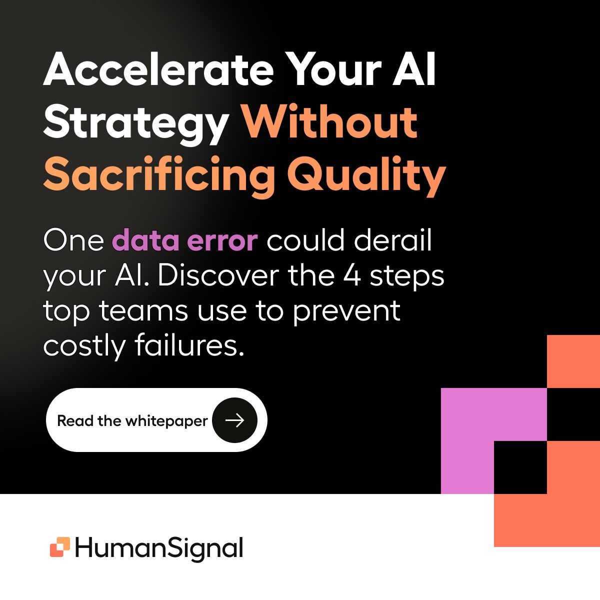 HumanSignal LinkedIn Ad Creative Example - Ad Library for DevTools
