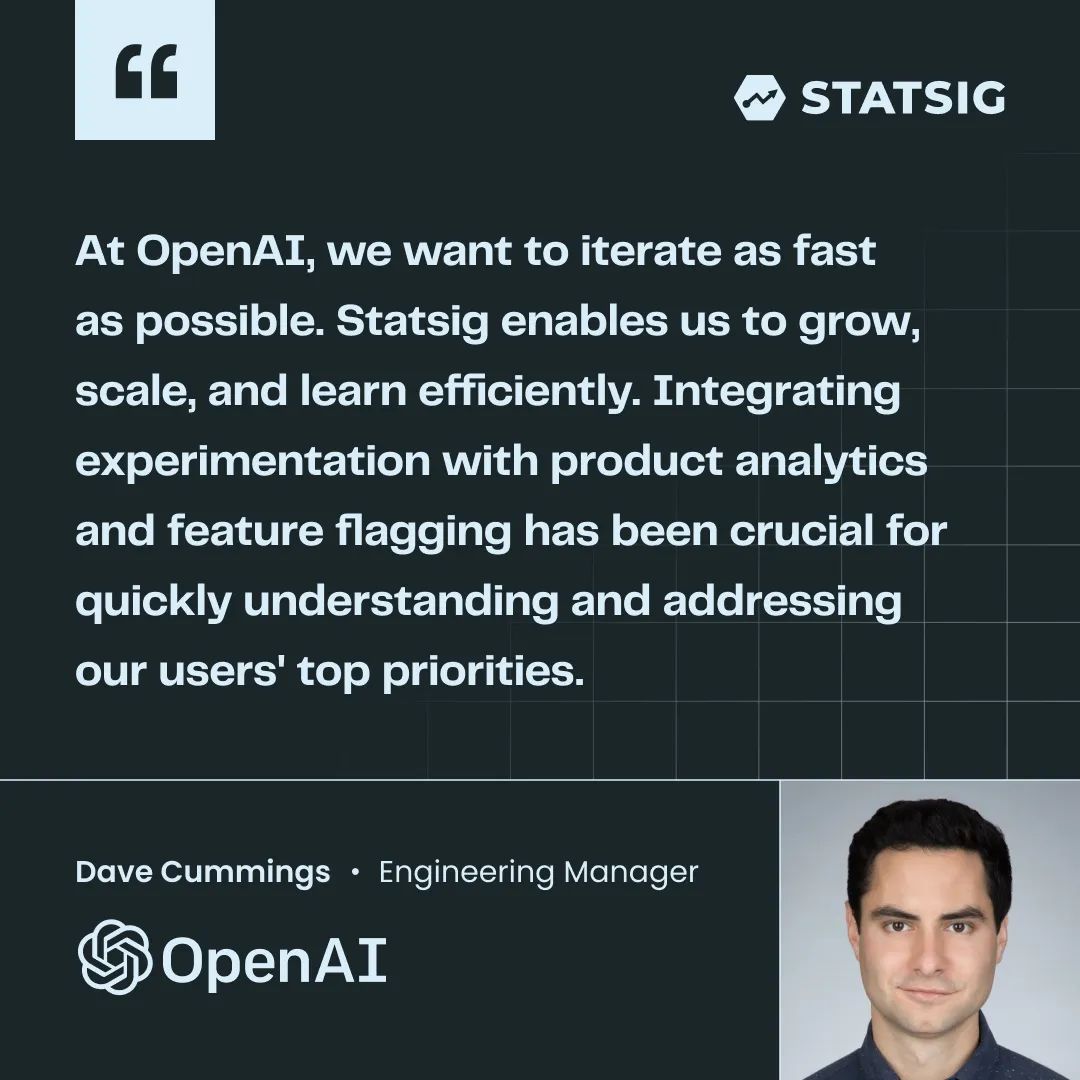 Statsig LinkedIn Ad Creative Example - Ad Library for DevTools