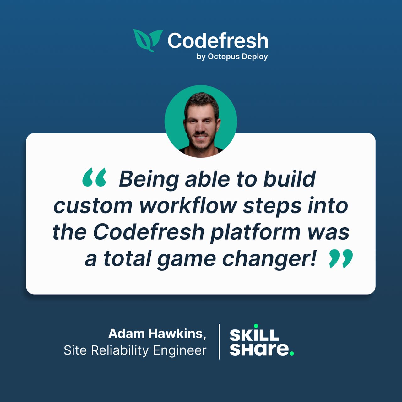 Codefresh LinkedIn Ad Creative Example - Ad Library for DevTools