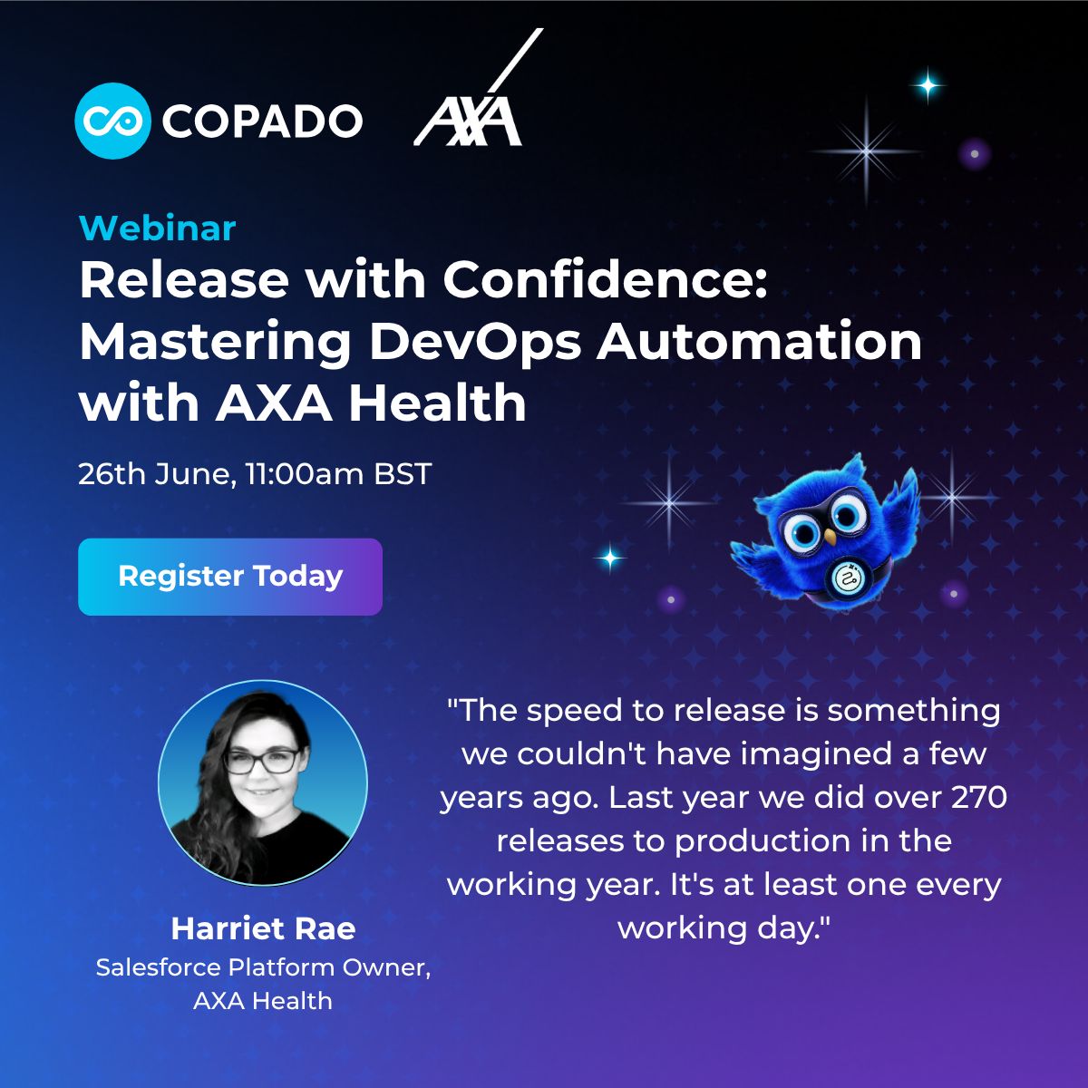 Copado LinkedIn Ad Creative Example - Ad Library for DevTools
