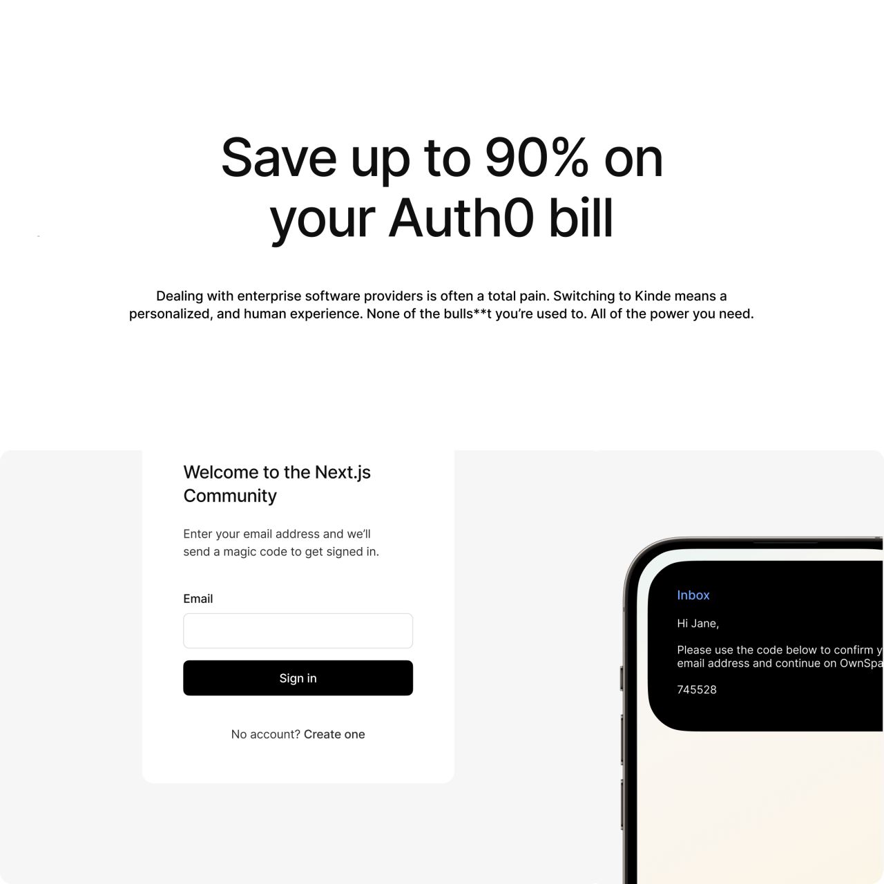 Kinde LinkedIn Ad Creative Example - Ad Library for DevTools