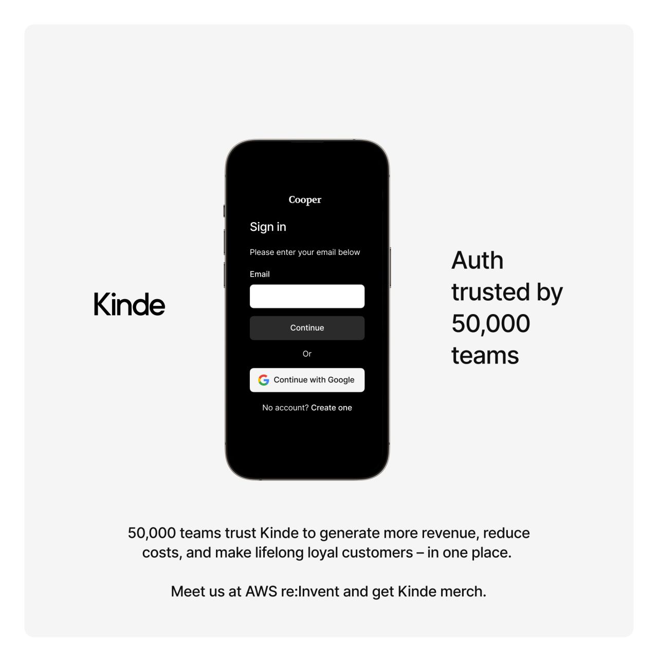 Kinde LinkedIn Ad Creative Example - Ad Library for DevTools