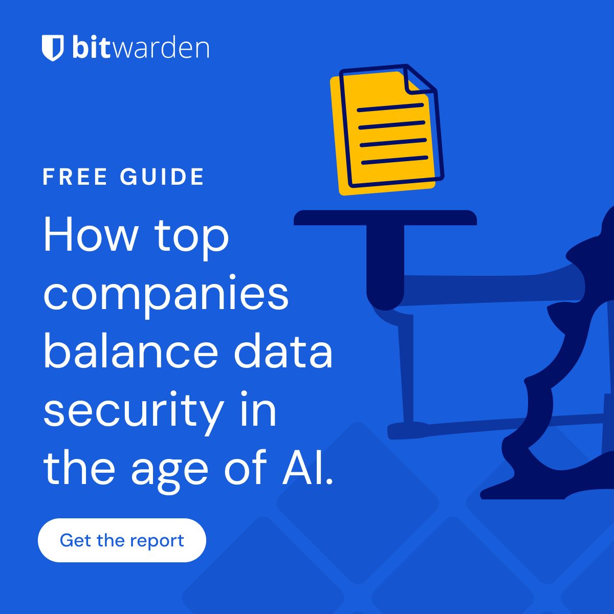 Bitwarden LinkedIn Ad Creative Example - Ad Library for DevTools