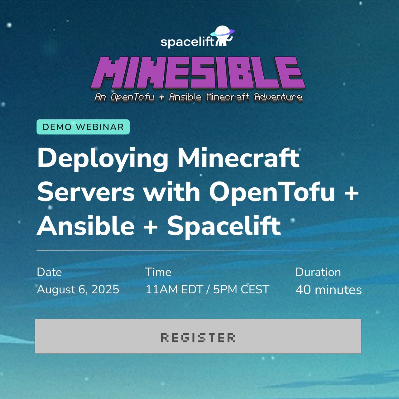 Spacelift LinkedIn Ad Creative Example - Ad Library for DevTools