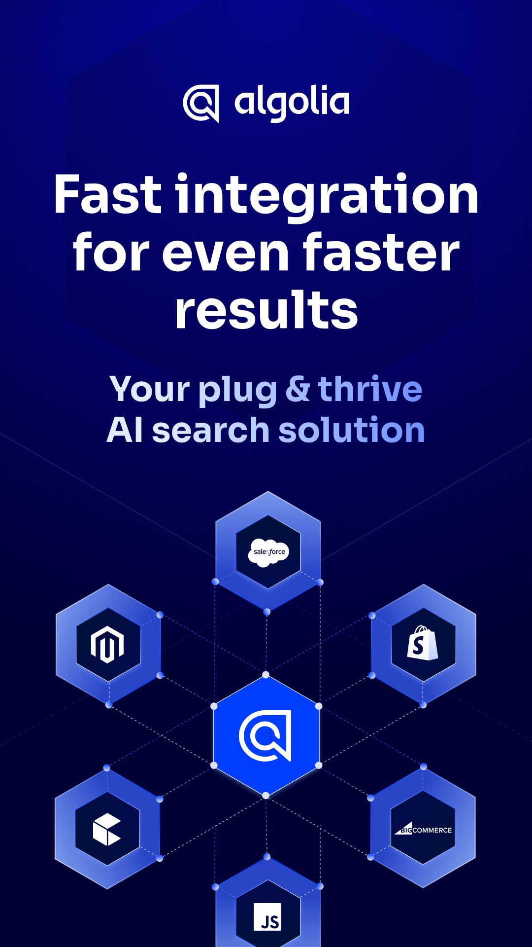 Algolia LinkedIn Ad Creative Example - Ad Library for DevTools