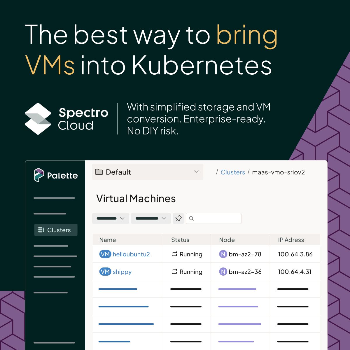 Spectro Cloud LinkedIn Ad Creative Example - Ad Library for DevTools