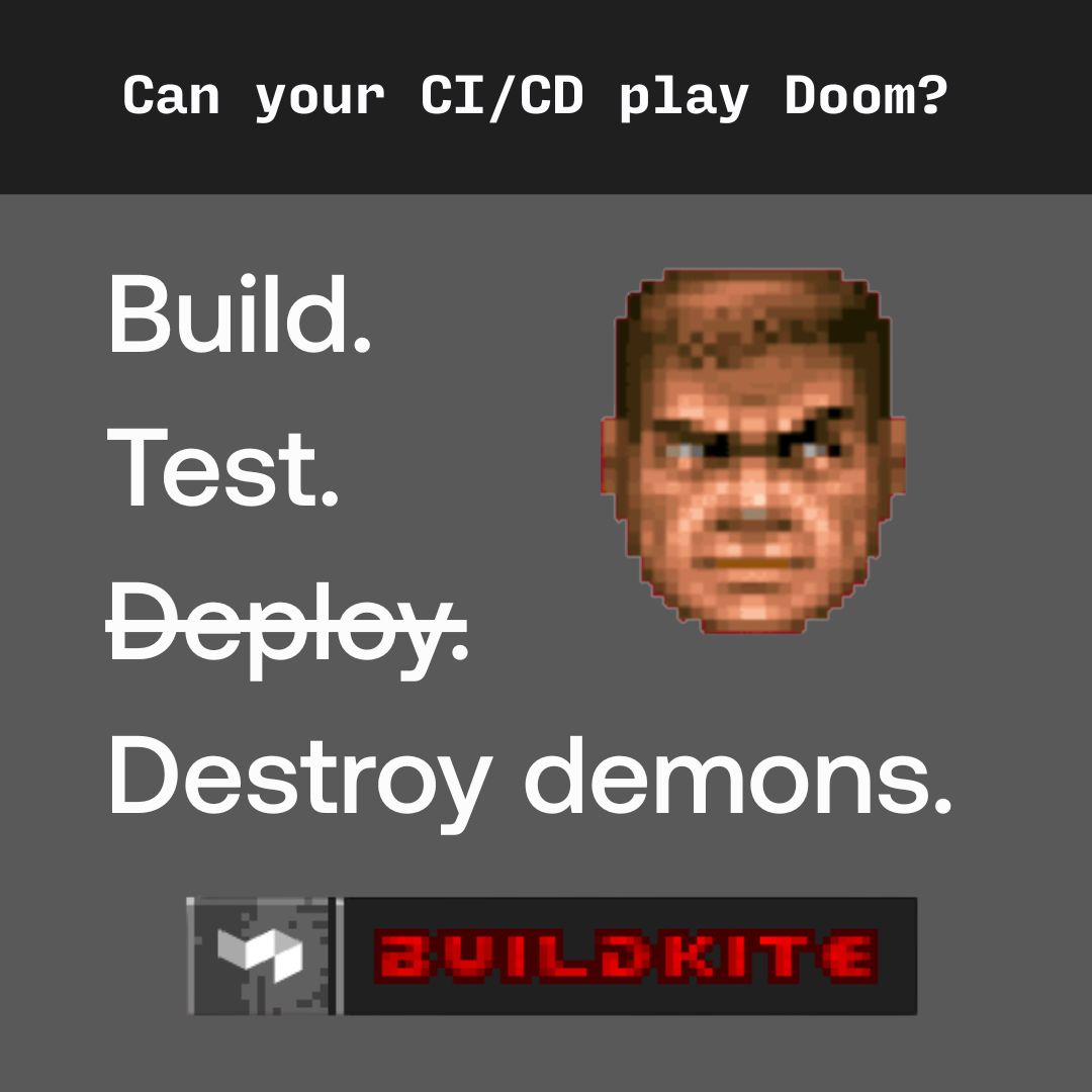 Buildkite LinkedIn Ad Creative Example - Ad Library for DevTools