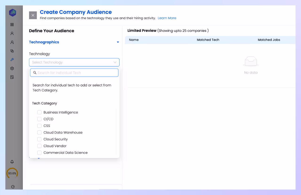 Create Company Audience
