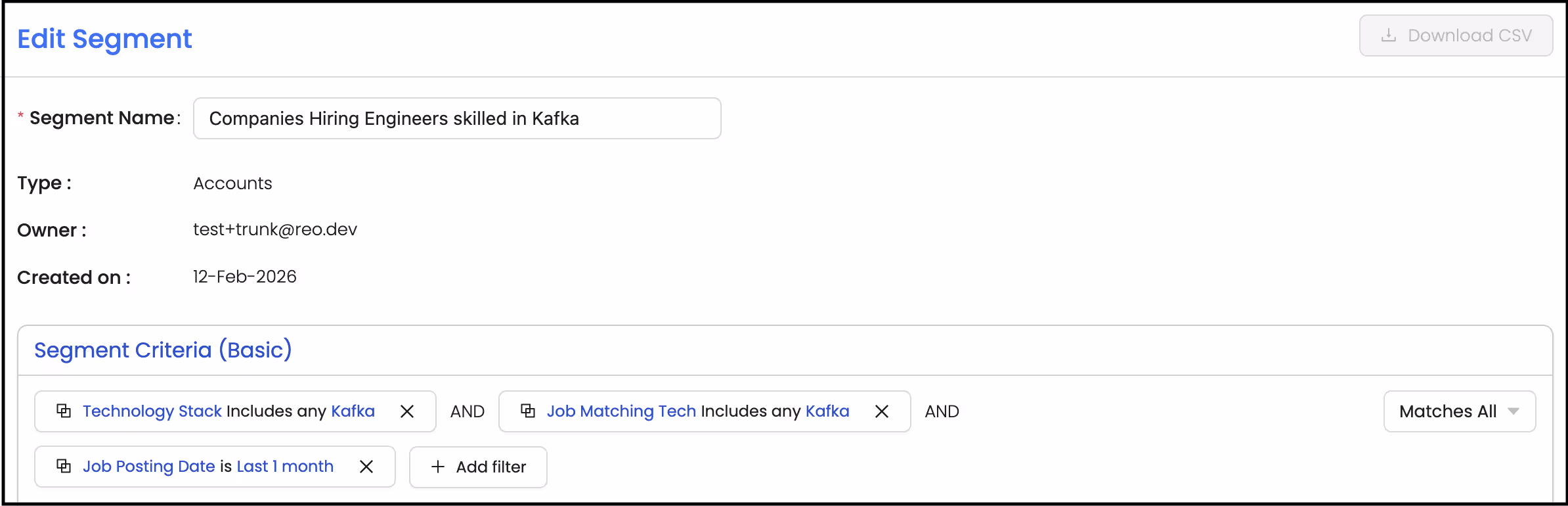 Build your ‘Hiring for ICP Tech Stack’ segment