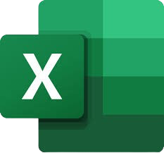 Microsoft Excel logo with a white X on a green background.