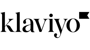 Klaviyo brand logo in black text on a white background.