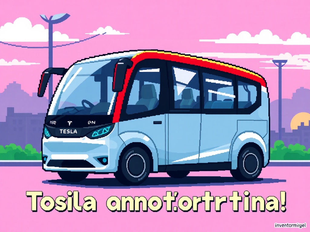 Tesla anuncia ônibus sem motorista