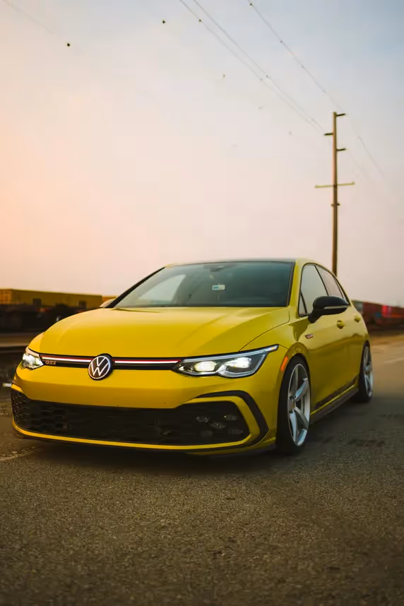 Volkswagen voiture jaune