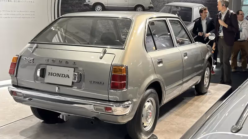 Voiture vintage honda