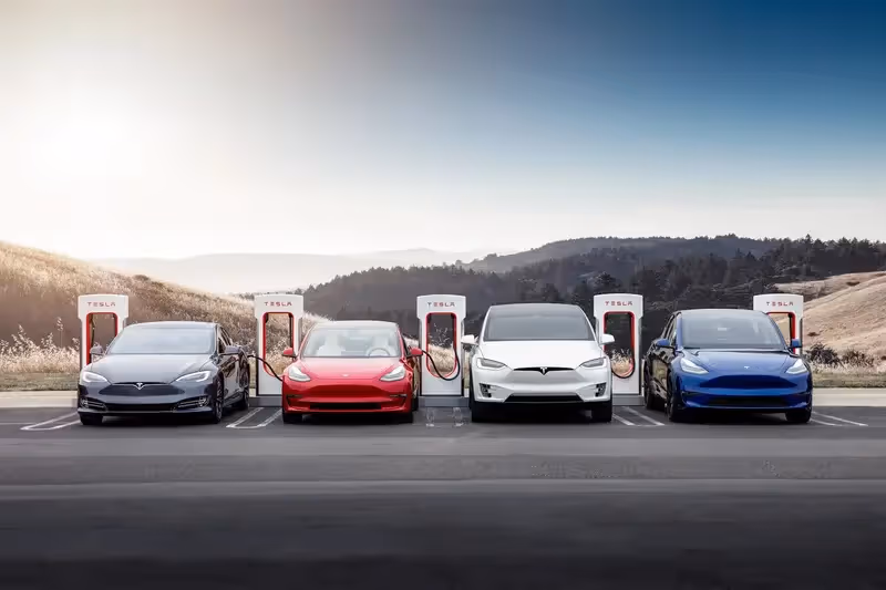 voiture tesla gamme