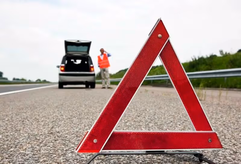 Arrêt d'urgence autoroute