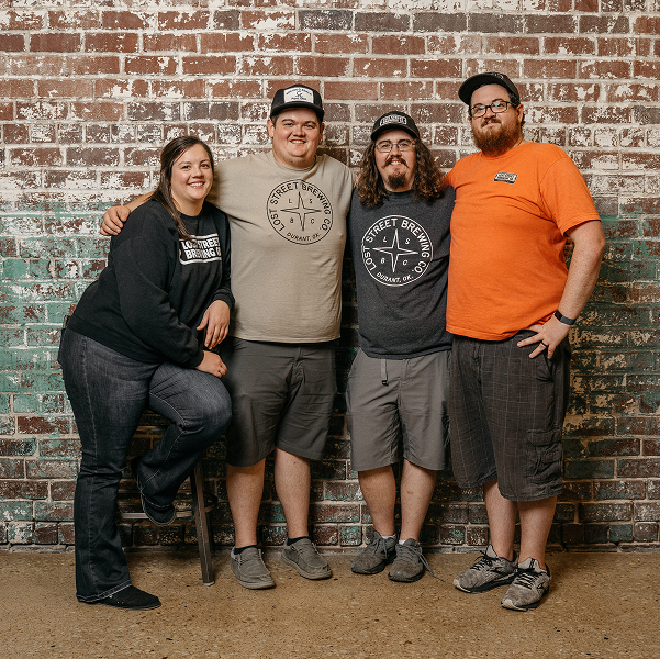 Lost Street Brewing Employees posing for a picture