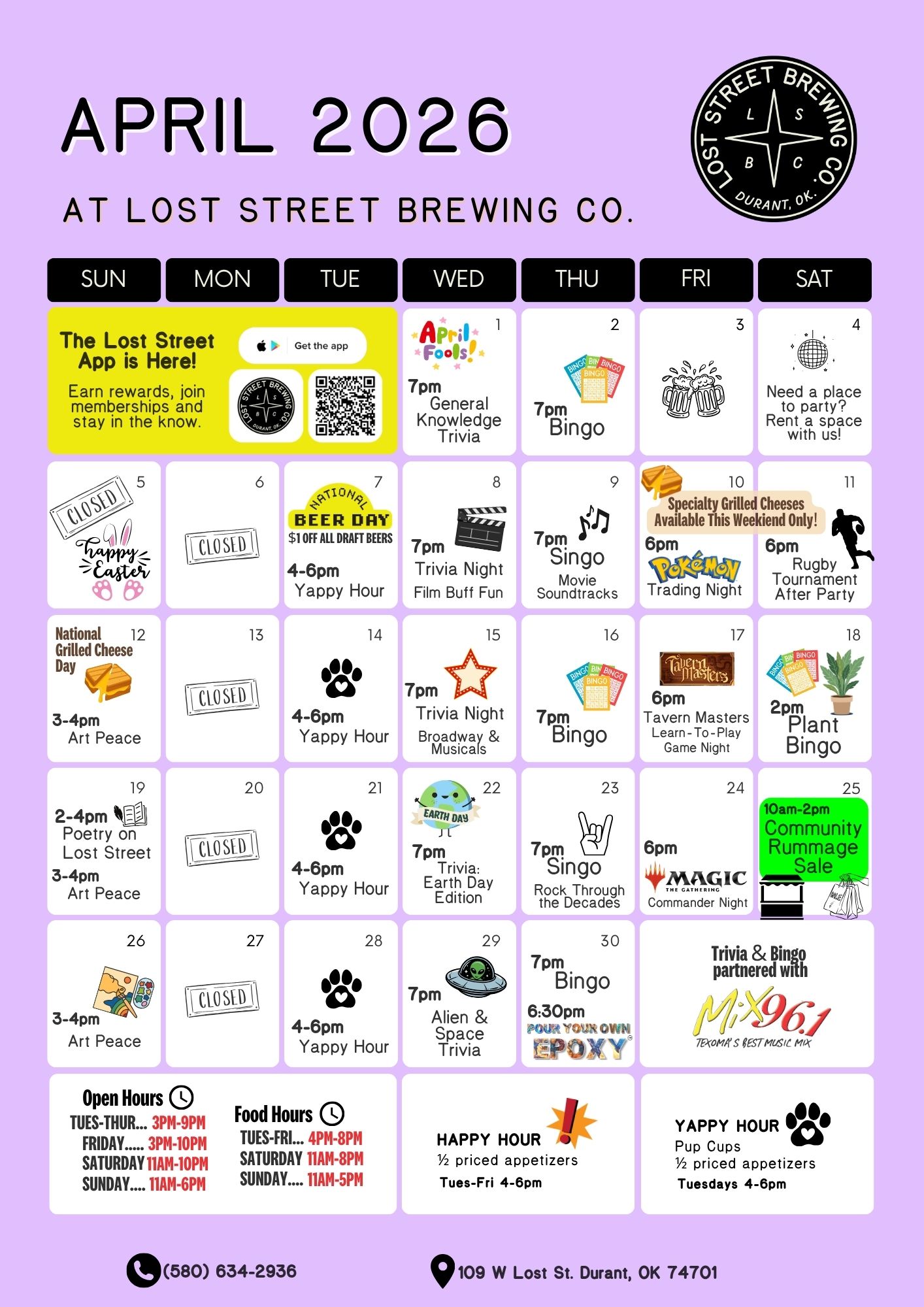 Photo of one of the Lost Street Brewery rooms decorated for an event