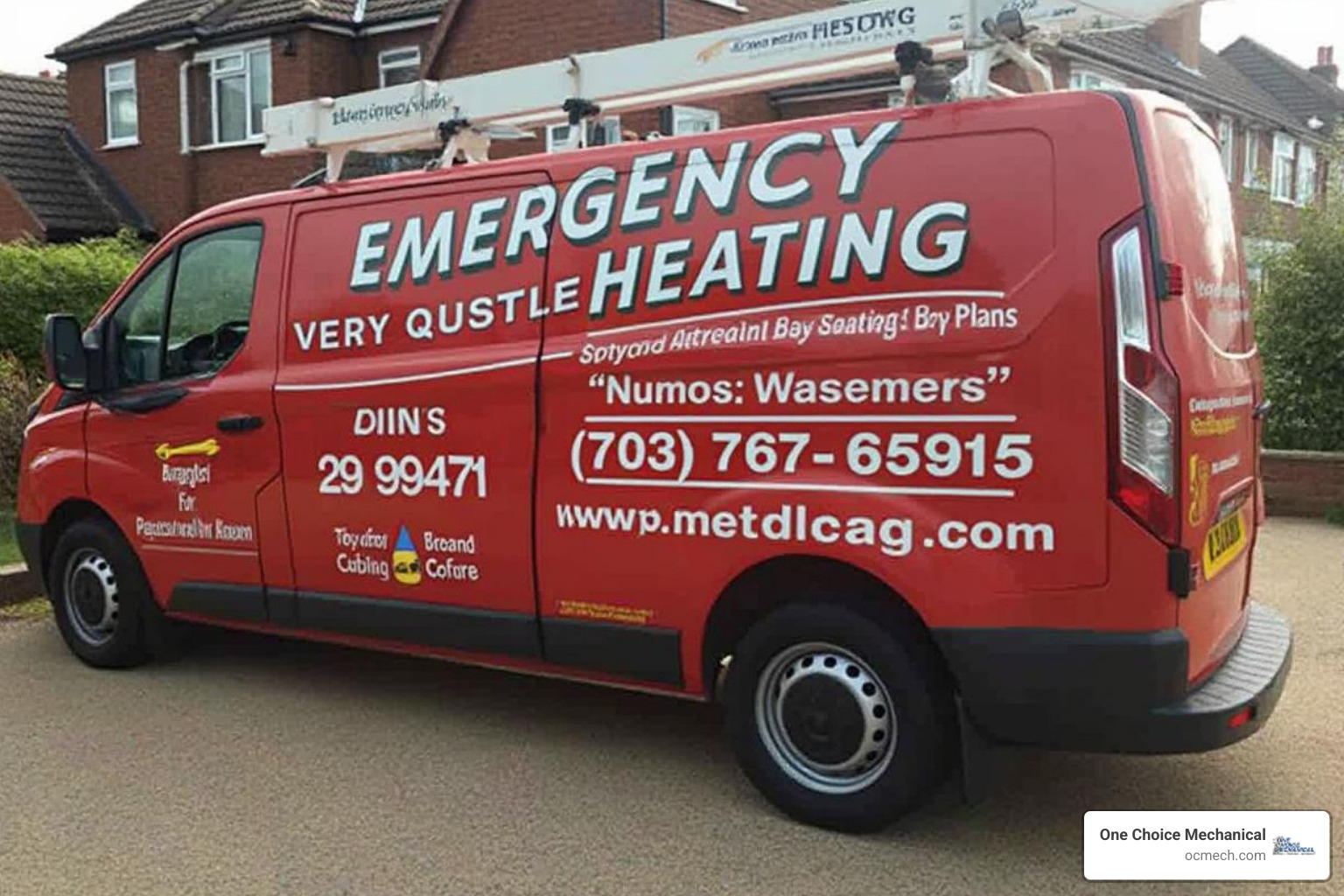 a carbon monoxide detector in a hallway - emergency heating service