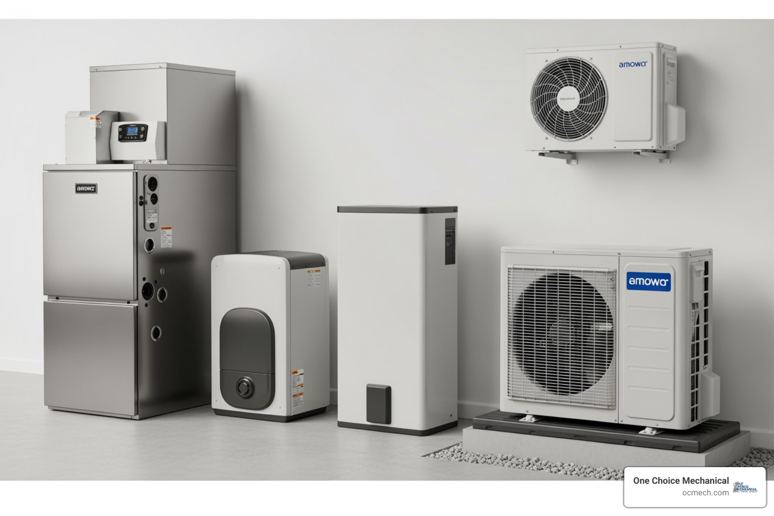 Various HVAC systems including furnaces, heat pumps, and ductless units - furnace installation in fern creek ky