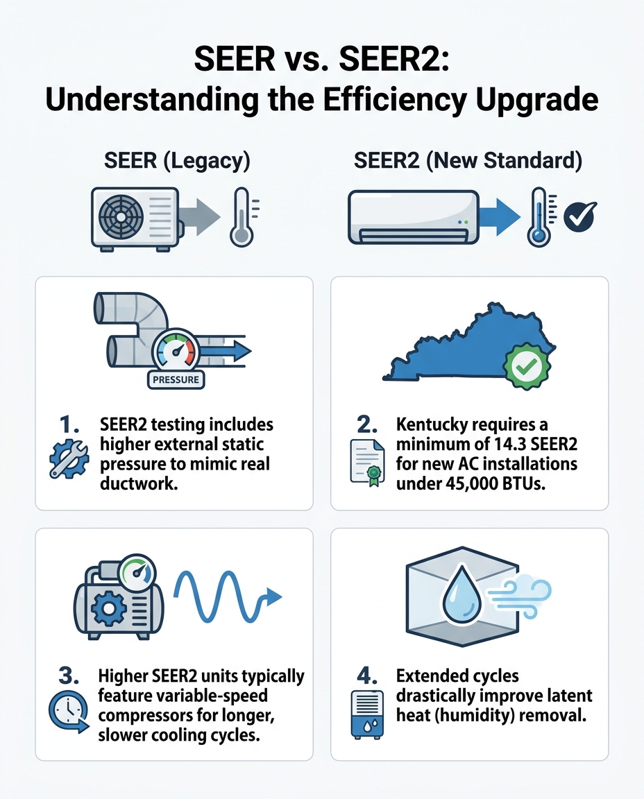SEER vs. SEER2: Understanding the Efficiency Upgrade