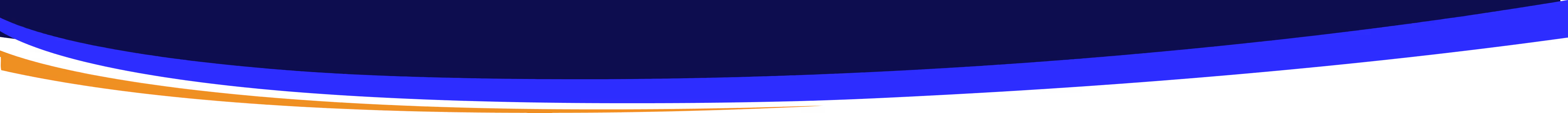 Curved waves of blue, navy, and orange colors blending smoothly