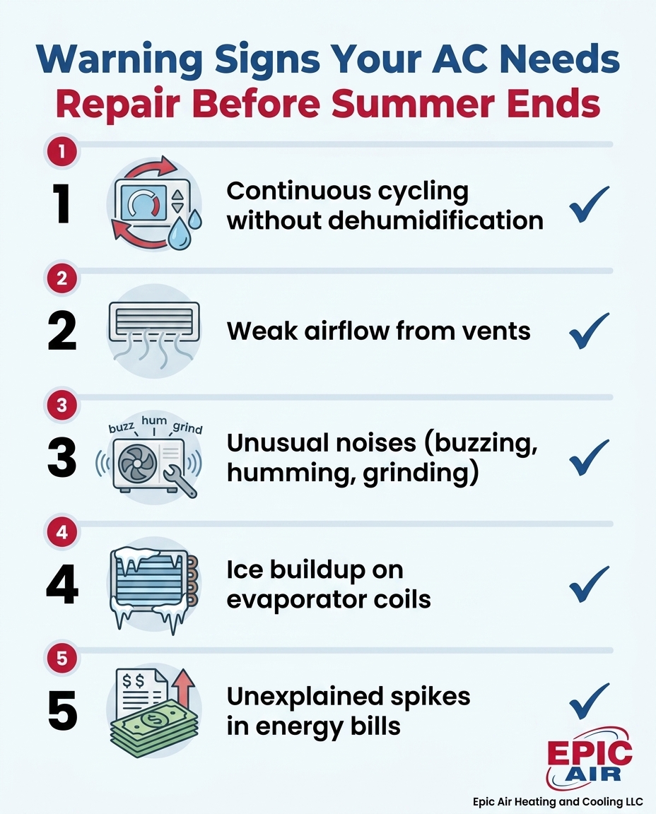 Warning Signs Your AC Needs Repair Before Summer Ends
