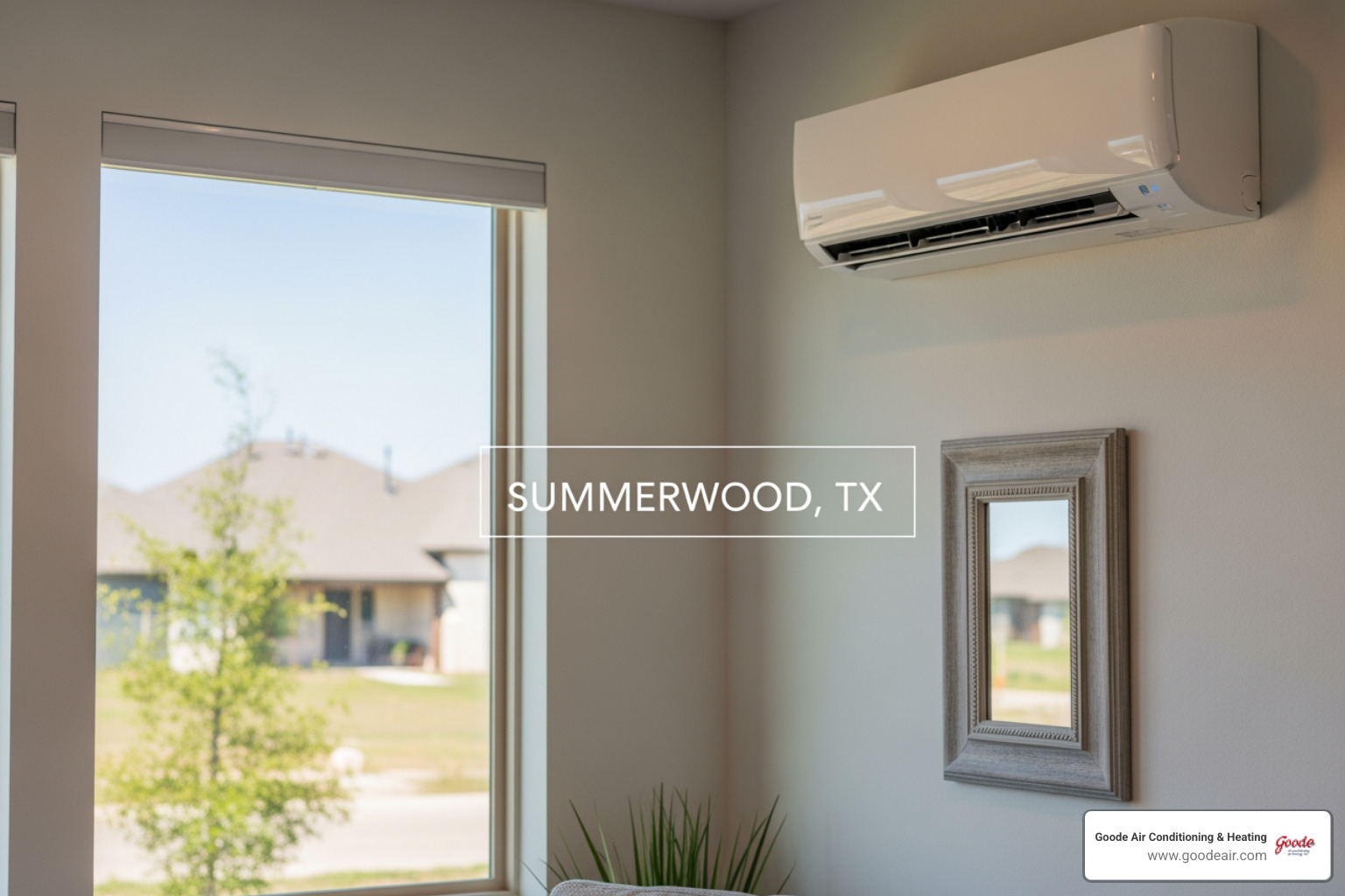 Infographic showing top ductless mini-split models, BTU ranges, SEER ratings, and key features for Summerwood TX homeowners Infographic showing top ductless mini-split models, BTU ranges, SEER ratings, and key features for Summerwood TX homeowners