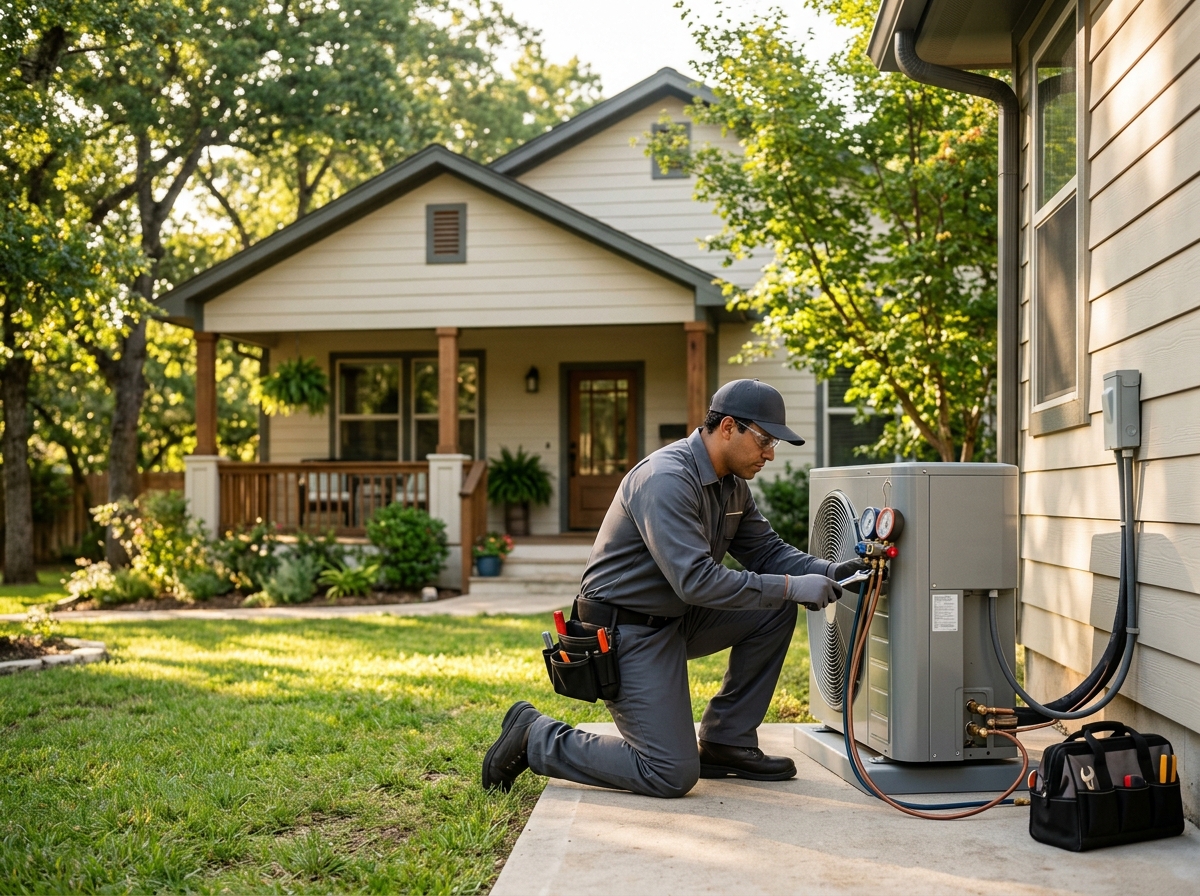 heat pump replacement contractor in porter, tx