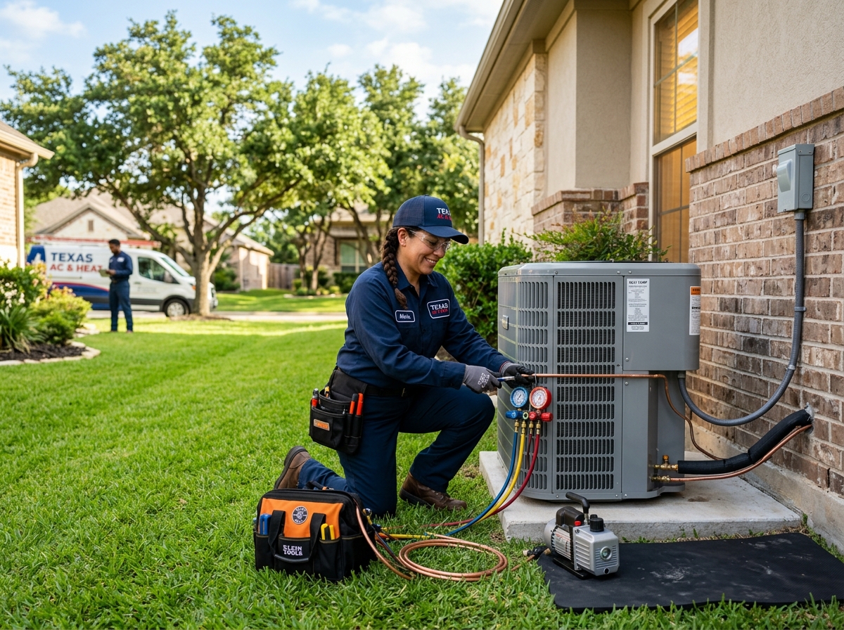 heat pump replacement contractor in kingwood, tx