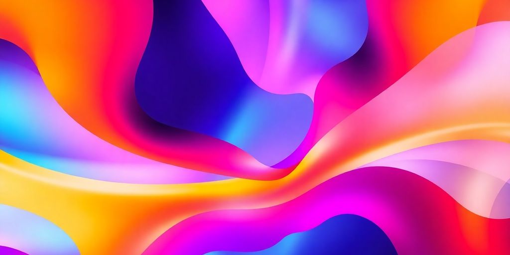 Abstract design elements suggesting engagement and event success.