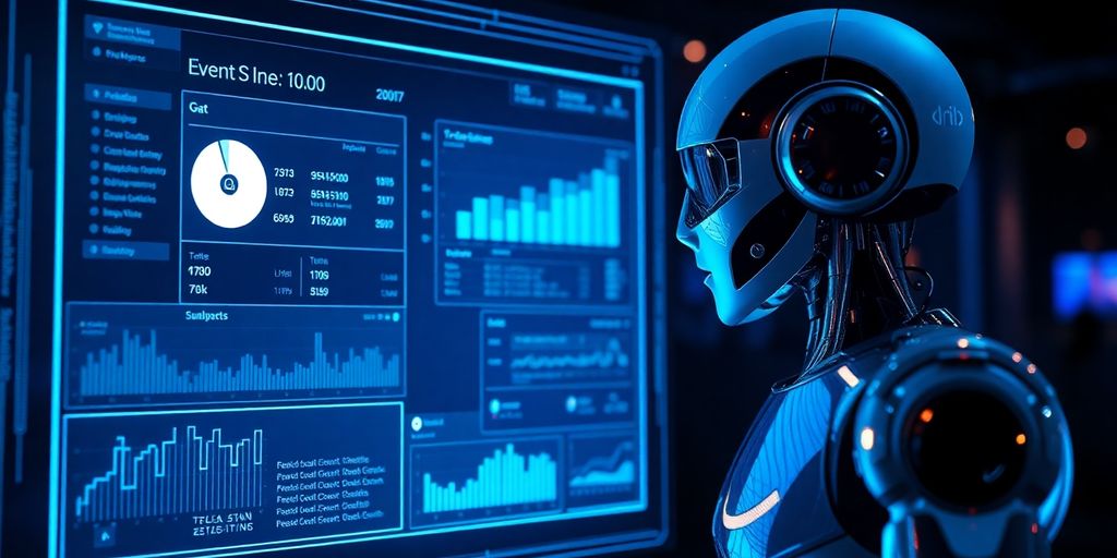 AI bot assisting with event planning visuals.
