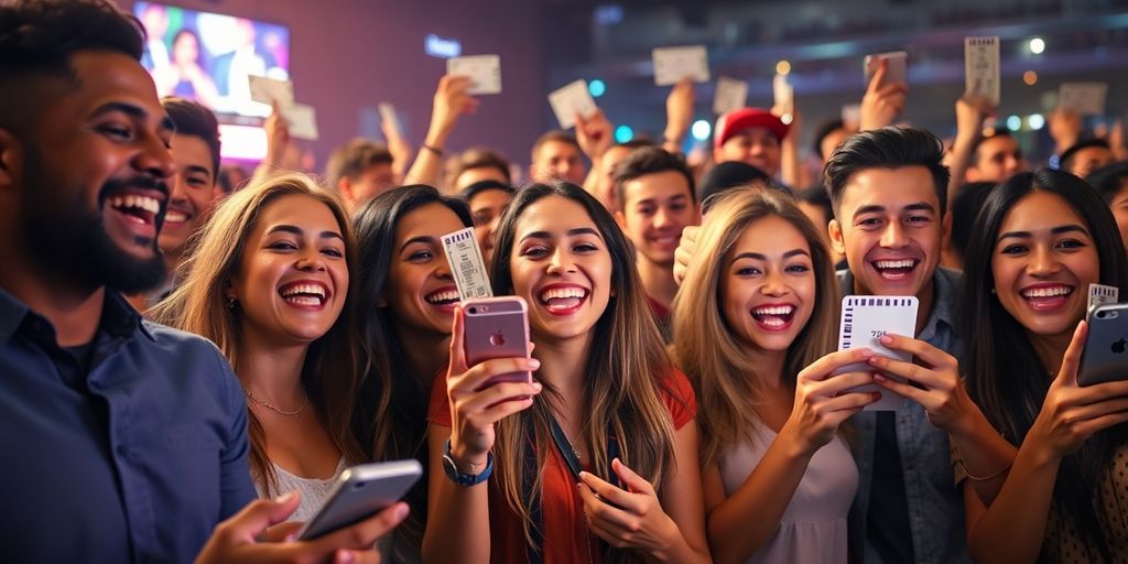 Fans sharing tickets on social media, increasing conversions.