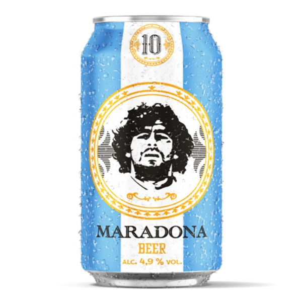 Maradona Beer Can
