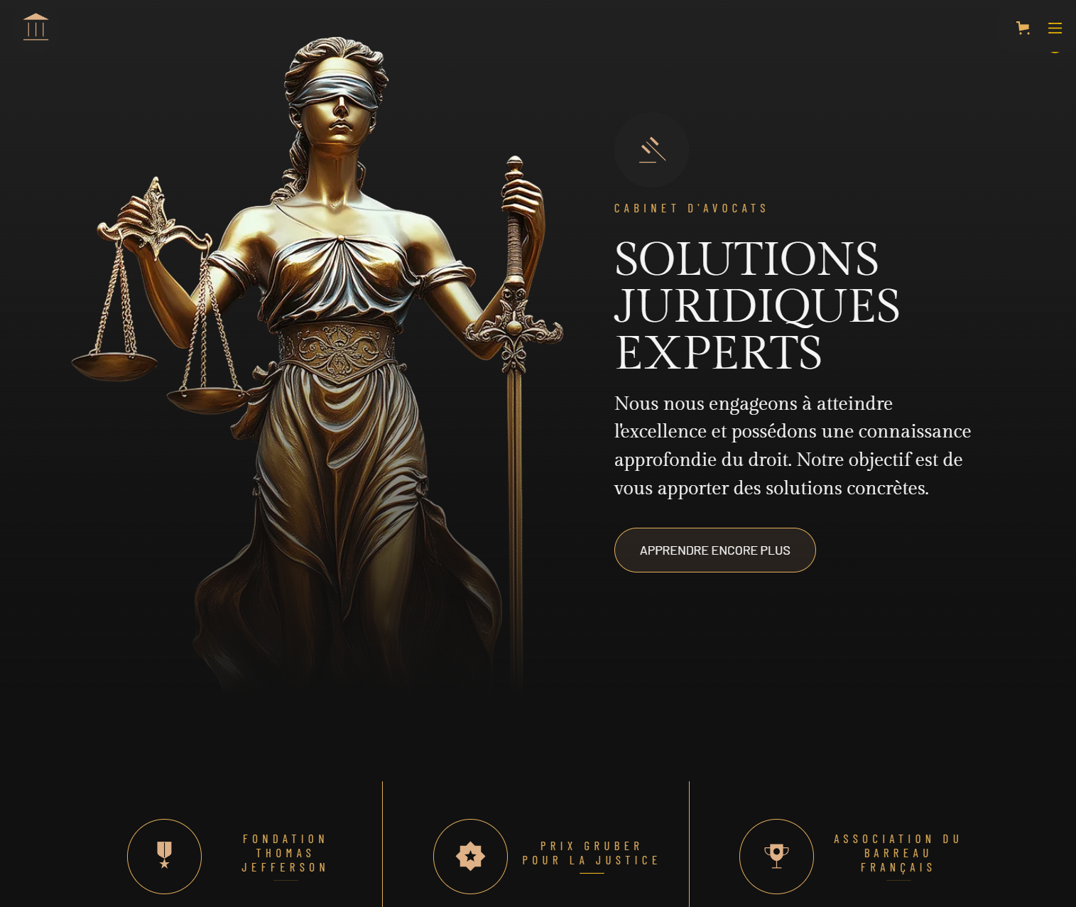 Aperçu d’un site web réalisé, exemple de notre portfolio.