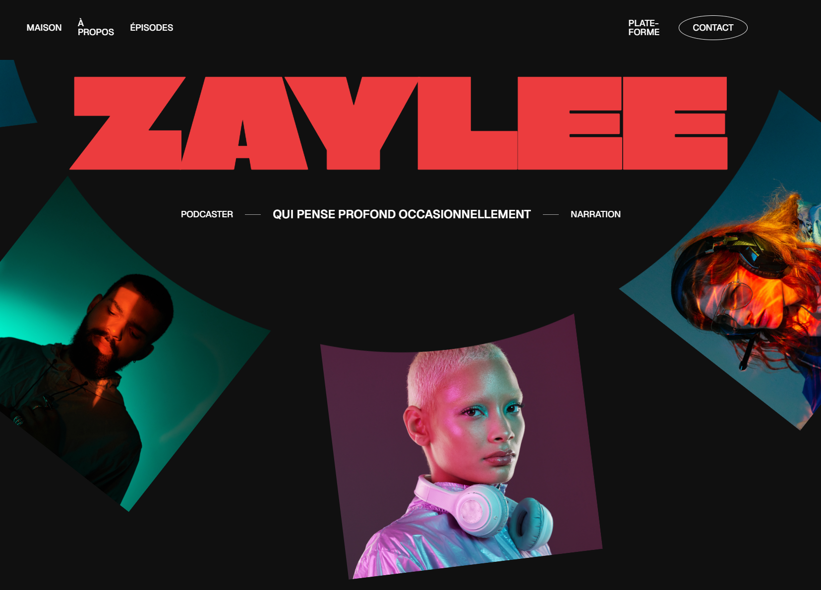 Aperçu d’un site web réalisé, exemple de notre portfolio.