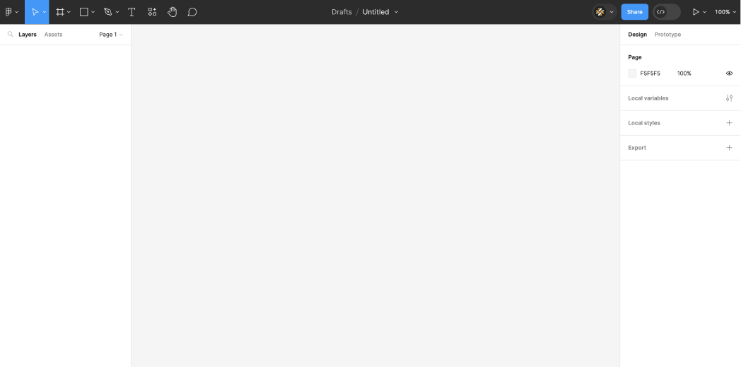 Figma's user interface