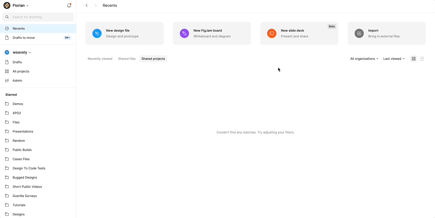 Step-by-step guide to getting started with Figma Slides: creating a new presentation file and selecting a slide template