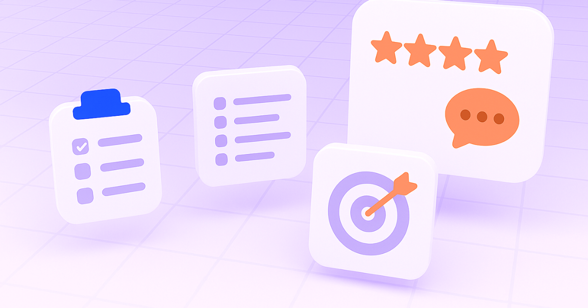 An example of designing effective customer feedback surveys. avoiding unnecessary questions, reducing bias and leading questions
