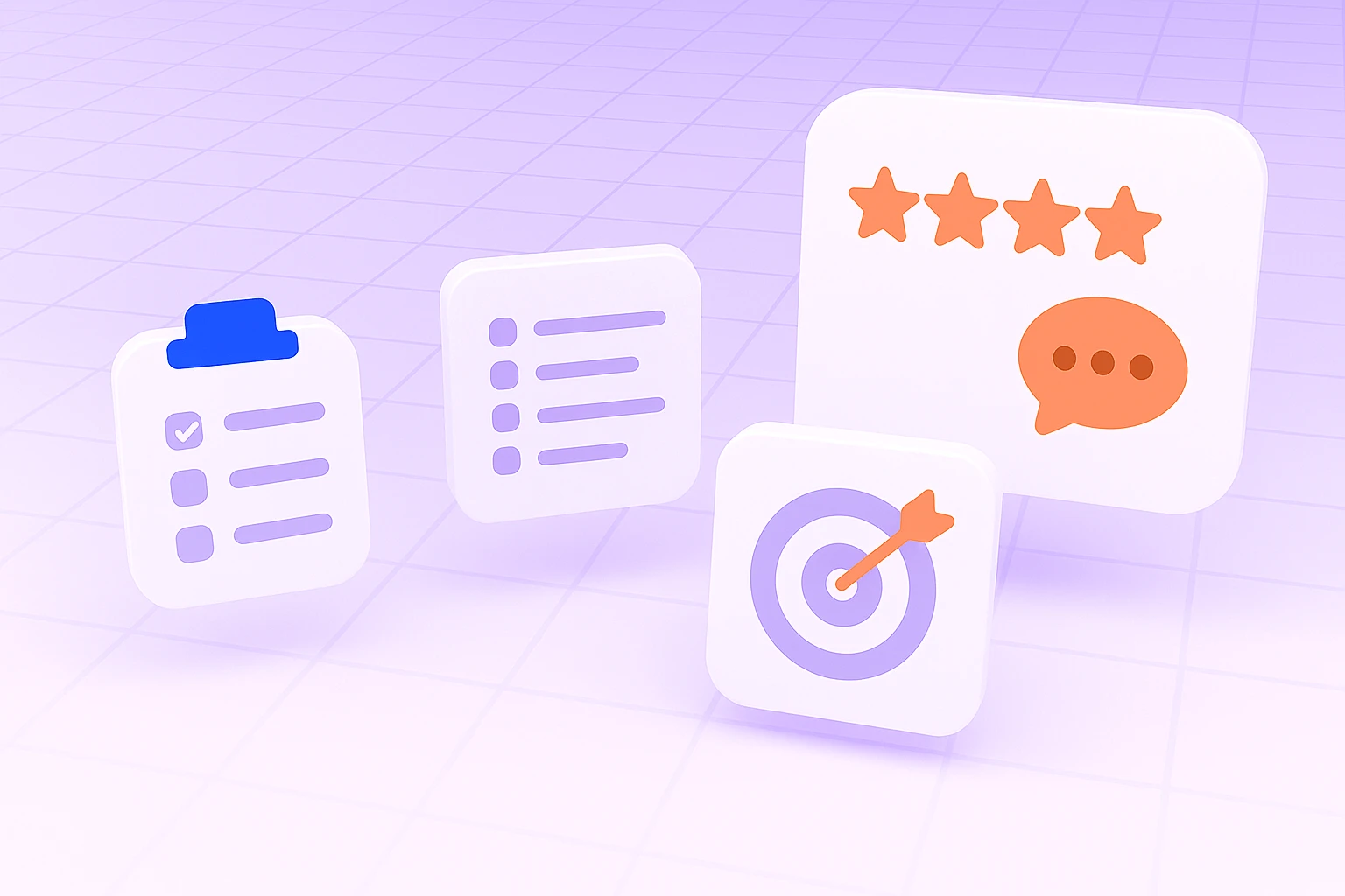 An example of designing effective customer feedback surveys. avoiding unnecessary questions, reducing bias and leading questions