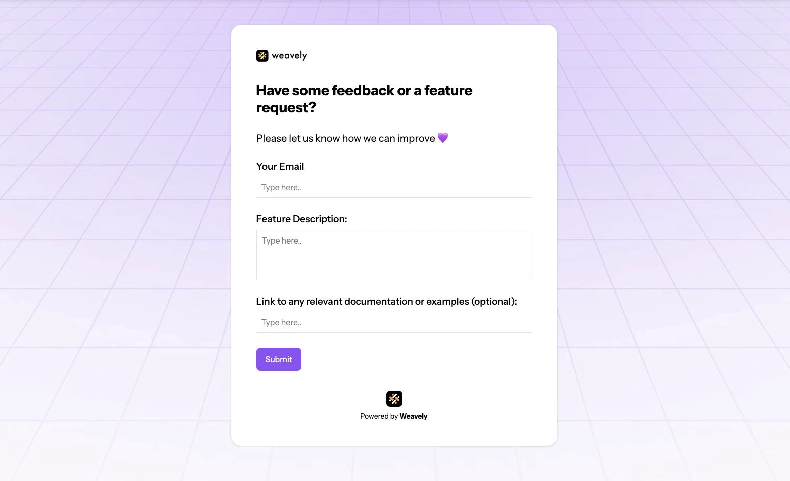 Custom user-friendly design of a contact form